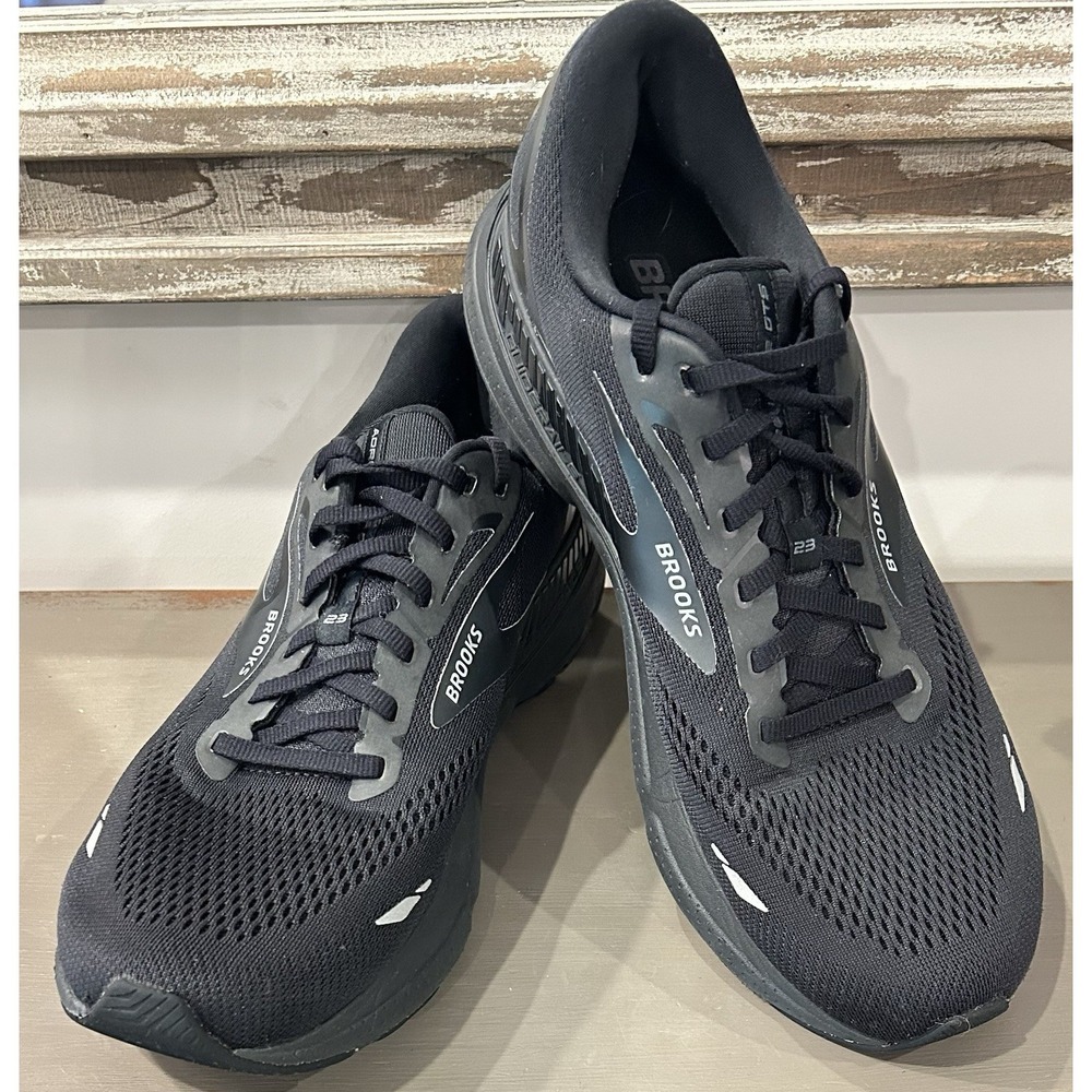 Brooks Adrenaline GTS 23 Mens Size 13 Black Running Support DNA Loft Sneakers